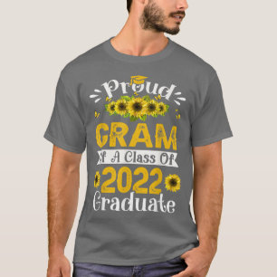 Camiseta Proud Gram Of A Class Of 2022 Graduate Sunflower 