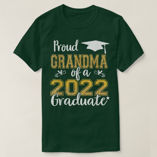 Camiseta Proud Grandma Of A 2022 Graduate Graduation Family (Diseño del anverso)