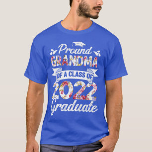 Camiseta Proud Grandma of a Class of 2022 Graduate Flower S