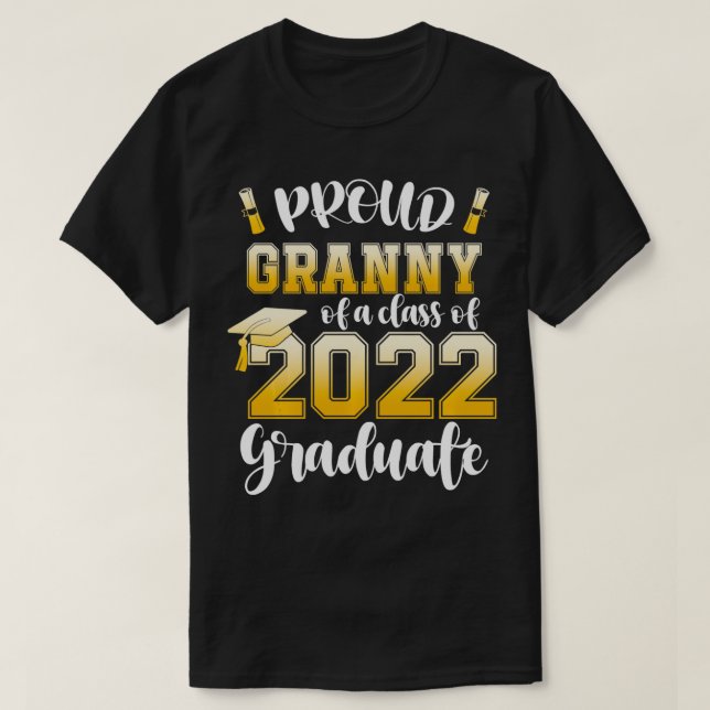 Camiseta Proud Granny of a Class of 2022 Graduate Graduatio (Diseño del anverso)
