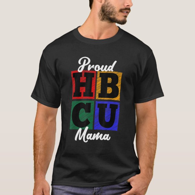 Camiseta Proud HBCU Mom Vintage (Anverso)