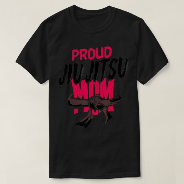 Camiseta Proud Jiu Jitsu Mom (Diseño del anverso)