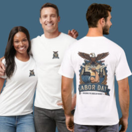 Camiseta Proud Labor Day American Worker Eagle Shirt