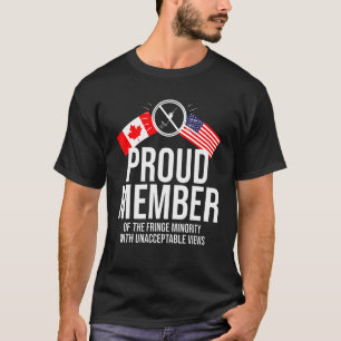 Camiseta Proud Member Of Fringe Minority America And Canada