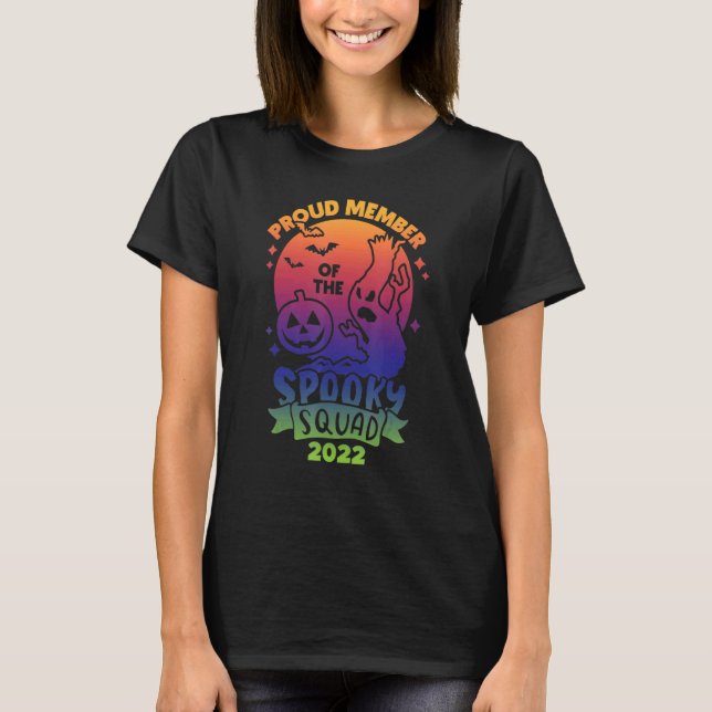 Camiseta Proud Member of the Spooky Squad 2022 Happy Hallow (Anverso)