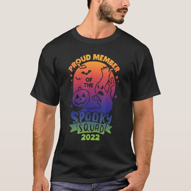 Camiseta Proud Member of the Spooky Squad 2022 Happy Hallow (Anverso)