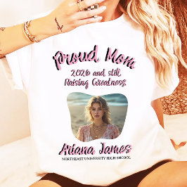 Camiseta Proud MoM 2026 and still White Custom Photo