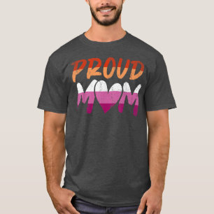 Camiseta Proud Mom Lesbian LGBTQ Pride Month Queer Equality