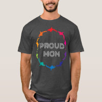 Proud Mom LGBTQ Gay Pride Awareness - White Black
