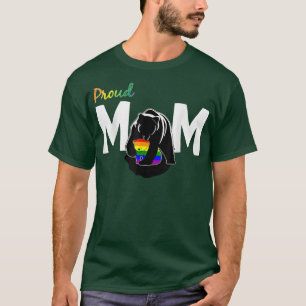 Camiseta Proud Mom LGBTQ Mom Support LGBT Mama Bear Pride T