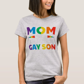 Camiseta Proud Mom Of A Smartass Gay Son Funny LGBT Ally