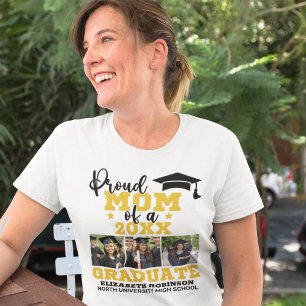 Camiseta Proud Mom of the Graduate Photo collage