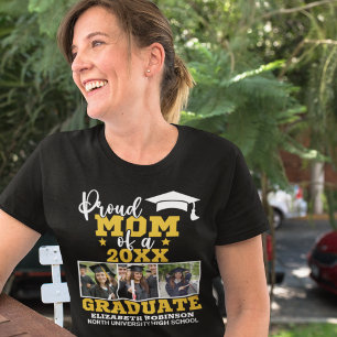 Camiseta Proud Mom of the Graduate Photo collage