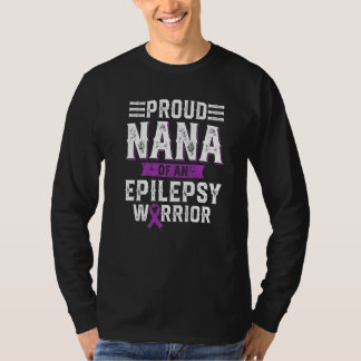 Camiseta Proud Nana Of An Epilepsy Warrior Awareness Month