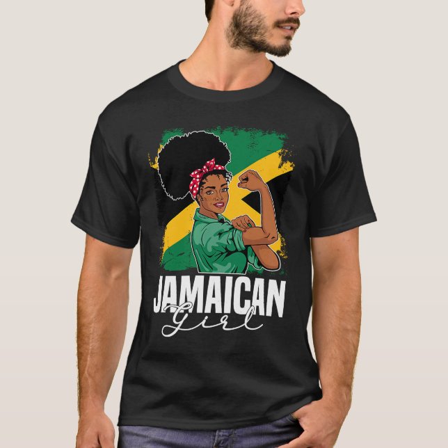 Camiseta Proud Of My Jamaican Roots Jamaica BHM BLM Pride A (Anverso)