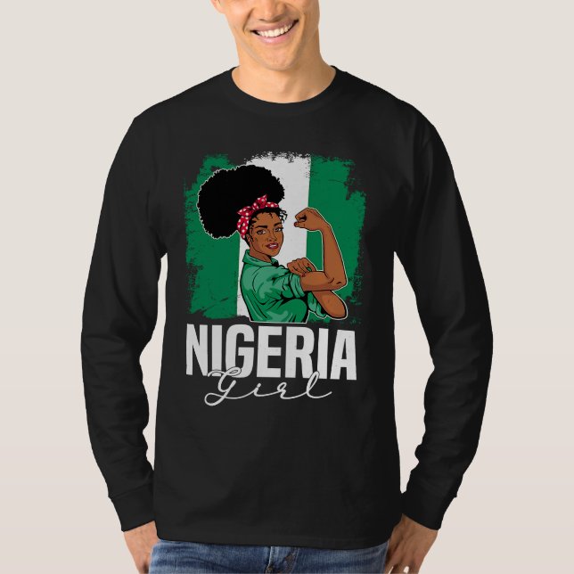 Camiseta Proud Of My Nigerian Roots Nigeria BHM BLM Pride A (Anverso)