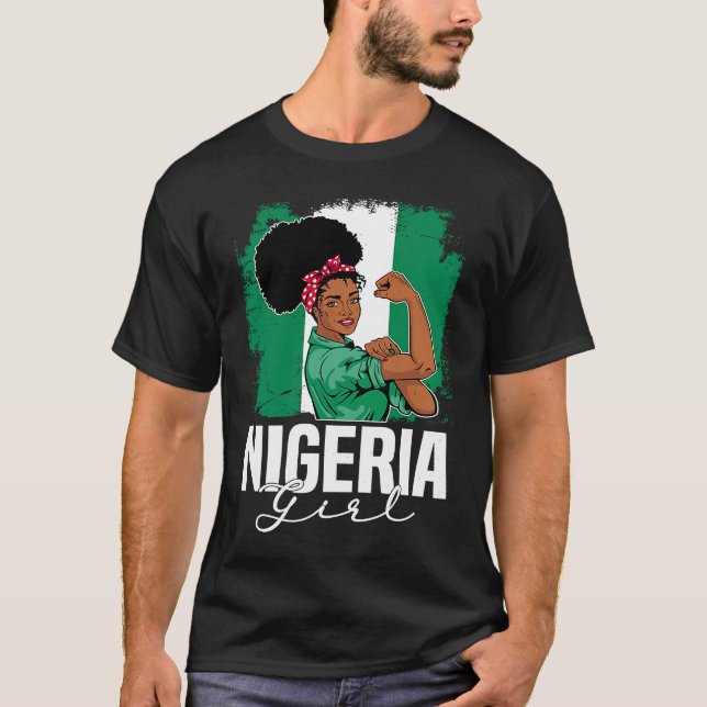 Camiseta Proud Of My Nigerian Roots Nigeria BHM BLM Pride A (Anverso)