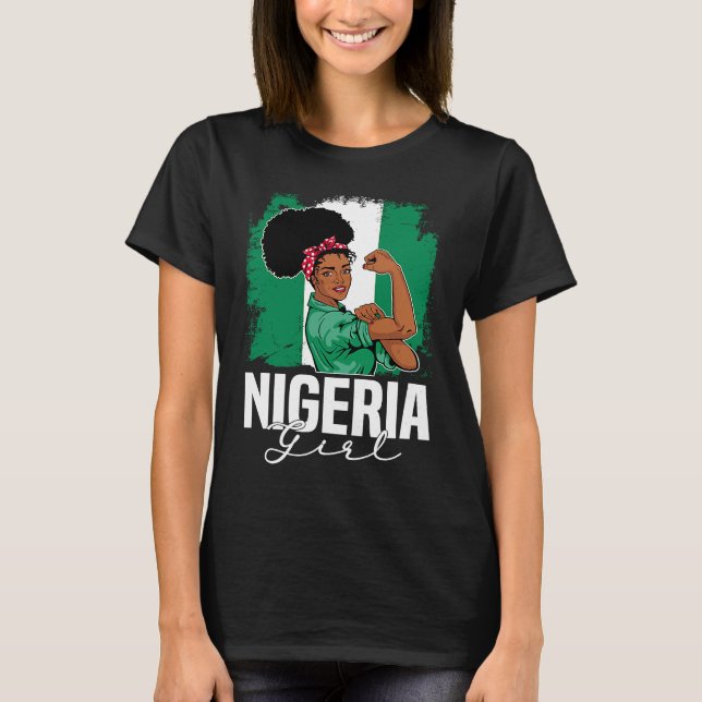 Camiseta Proud Of My Nigerian Roots Nigeria BHM BLM Pride A (Anverso)