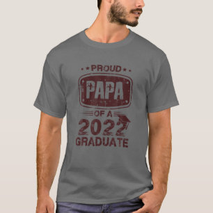 Camiseta Proud Papa Of A 2022 Graduate