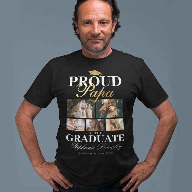 Camiseta Proud Papa of the Graduate T-Shirt (Subido por el creador)