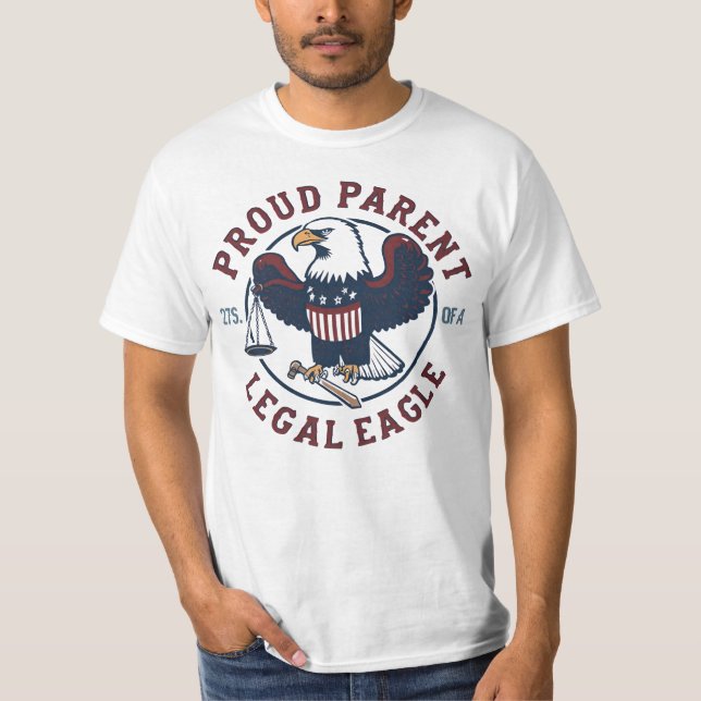 Camiseta Proud Parent of a Legal Eagle (Anverso)
