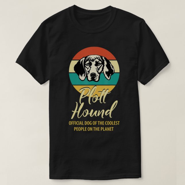 Camiseta Proud Plott Hound owner , Plott Hound puppy lover  (Diseño del anverso)