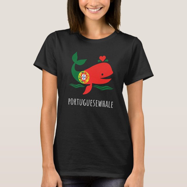 Camiseta Proud Portuguese Portugal Flag   (Anverso)