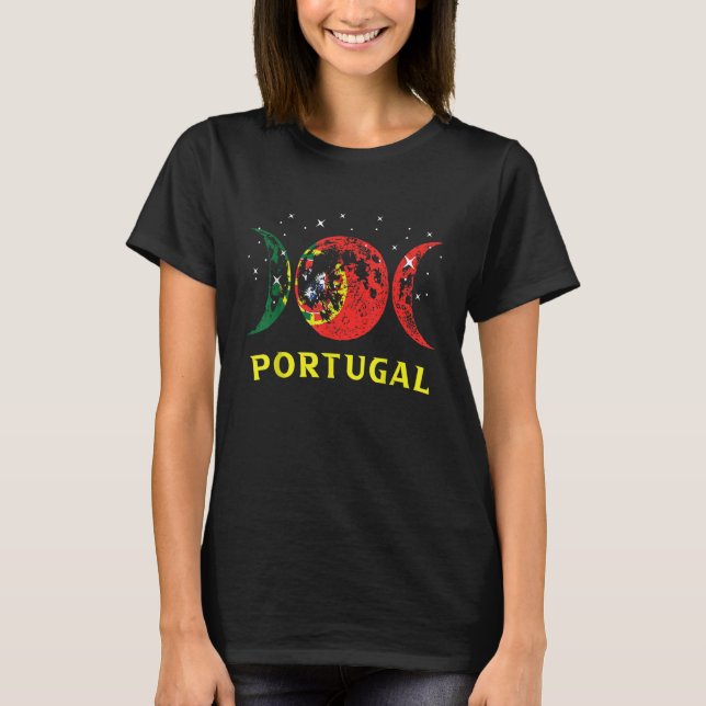 Camiseta Proud Portuguese Retro Portugal Flag 6 (Anverso)