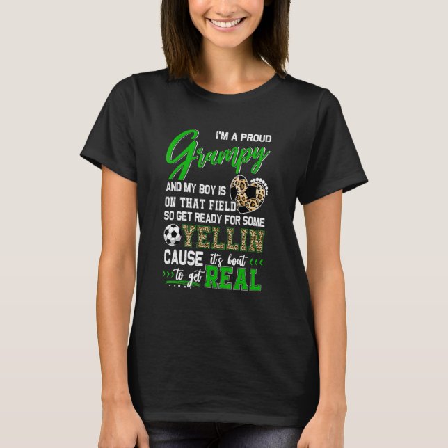 Camiseta Proud Soccer Grampy Soccer Family Matching 1 (Anverso)