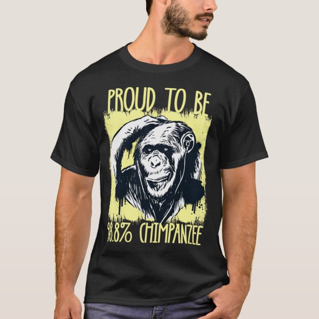 Camiseta Proud To Be 988 Chimpanzee 2  (Anverso)