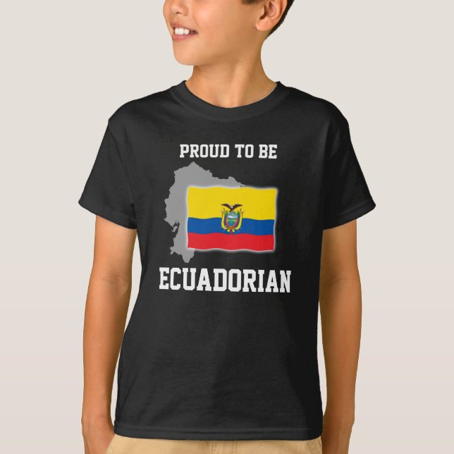 Camiseta Proud to be Ecuadorian (Anverso)