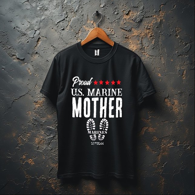Camiseta Proud U.S. Marine Customized Military T-Shirt (Subido por el creador)
