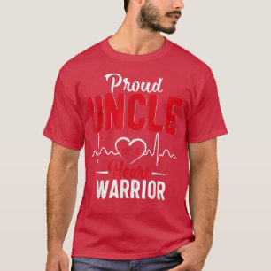 Camiseta Proud uncle of a Heart Warrior CHD Awareness gift 