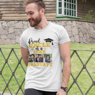 Camiseta Proud Uncle of the Graduate Photo collage