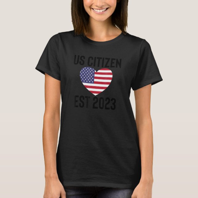 Camiseta Proud US Citizenship Decoration American New USA C (Anverso)