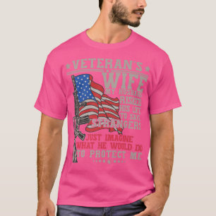 Camiseta proud Veteran Wife veteran of the army Boots US so