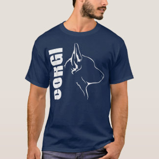 Camiseta Proud Welsh Corgi Profile Dog Breed Dog 1128