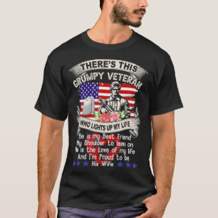 Camiseta Proud Wife of Grumpy Veteran