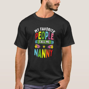 Camiseta Proveedor de atención diurna Favorito me llama niñ