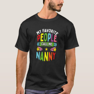Camiseta Proveedor de atención diurna Favorito me llama niñ