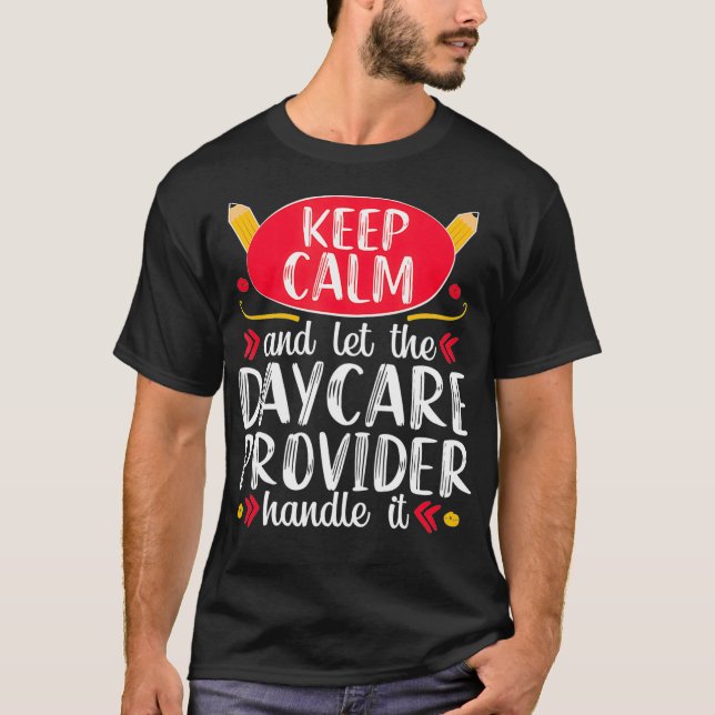 Camiseta Proveedor de atención diurna Gracioso regalo de pr (Anverso)