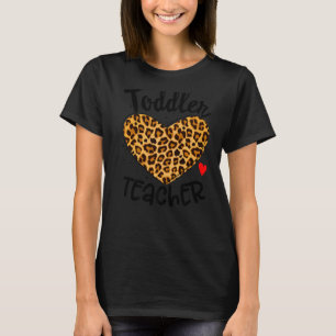 Camiseta Proveedor de cuidado de niños para niños de leopar