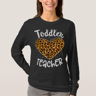 Camiseta Proveedor de cuidado de niños para niños de leopar