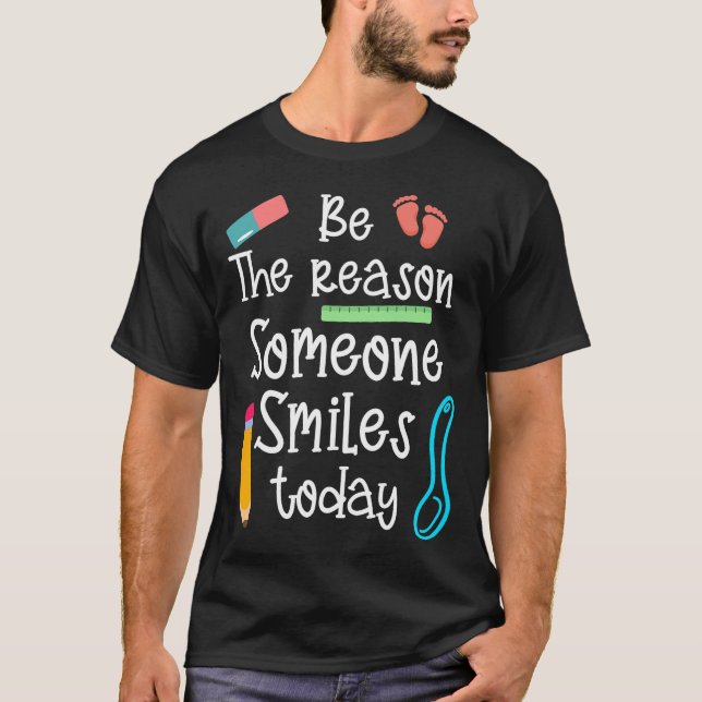 Camiseta Proveedor de cuidado infantil Smilie Today Care Da (Anverso)