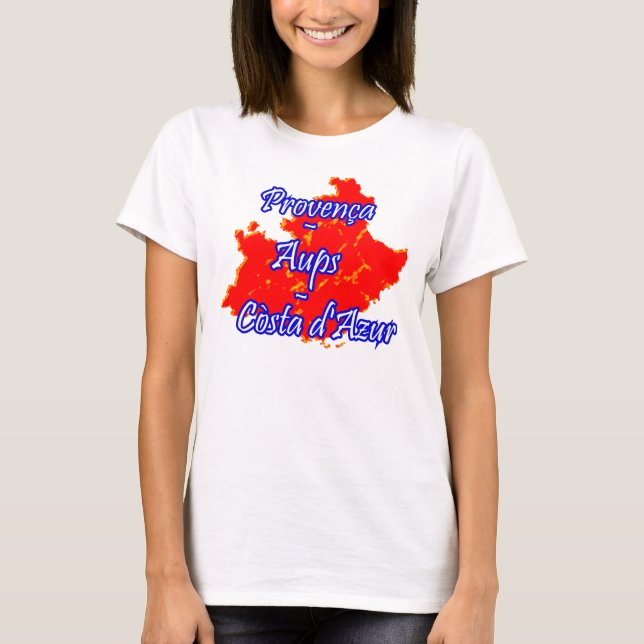 Camiseta Provence-Alpes-Côte d'Azur (Anverso)