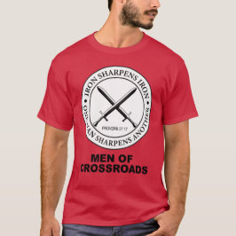 Camiseta Proverbio 27:17 Hierro Sharpens Hombres de Hierro
