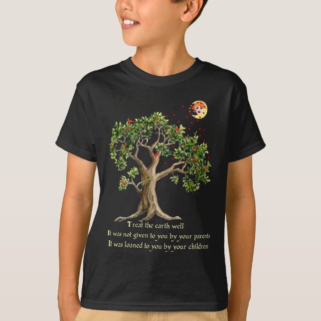 Camiseta Proverbio de la naturaleza del Kenyan (Anverso)