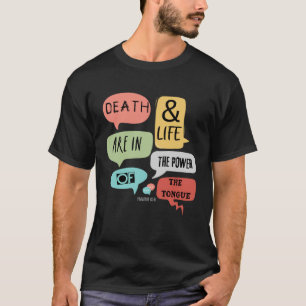 Camiseta Proverbios 1821 Muerte El Poder De Vida De La Bibl
