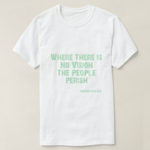 Camiseta Proverbios 29:18 Biblia Verse KJV Cita Unisex