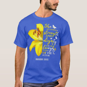 Camiseta Proverbios 3125 Está Vestida Con Fuerza Y